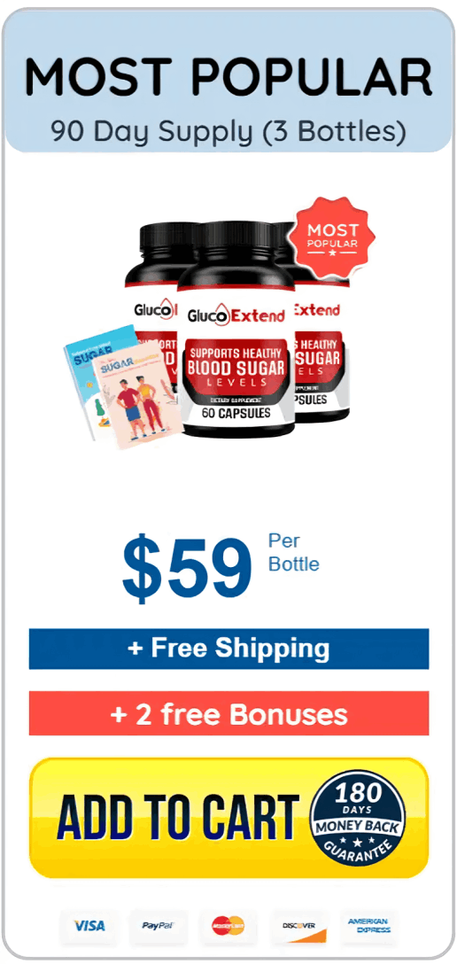 Gluco Extend 3 Bottles