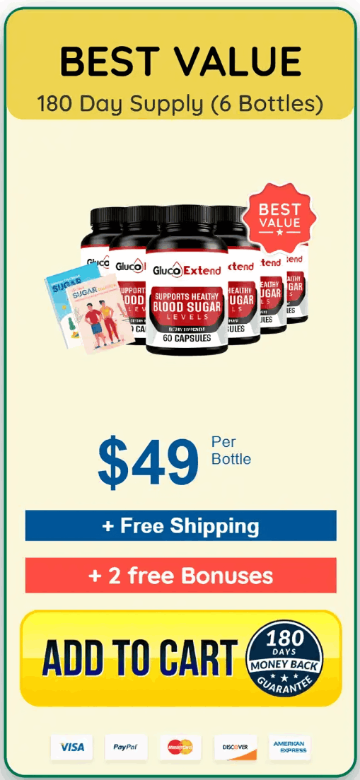 Gluco Extend 6 Bottles